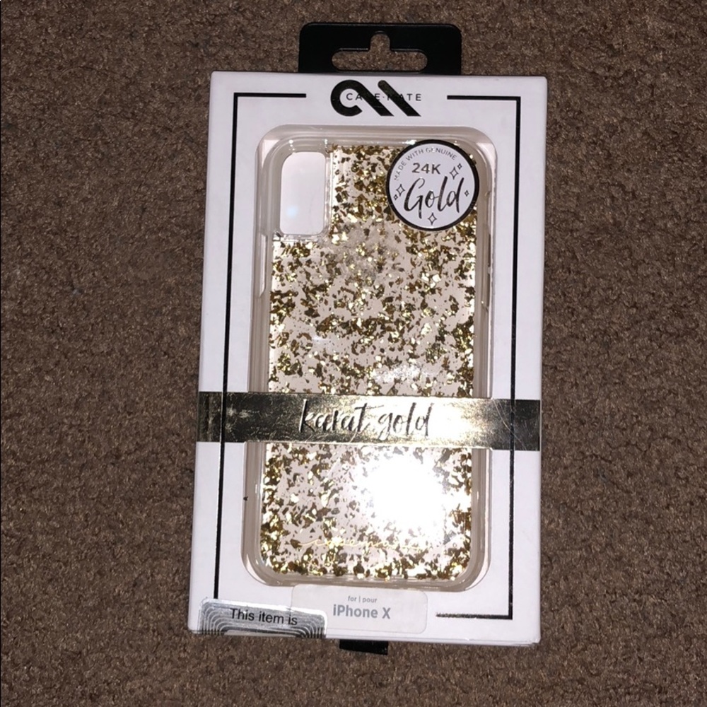 24 karat gold iPhone X case